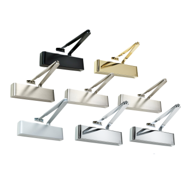 Click Here To Enlarge This Photo Of TS&period;9206DABC&period;SRFB3&period;SSSSSS - Rutland Size 2-6 Designer Slimline Overhead Door Closer with Backcheck & Delayed Action - Satin Stainless Steel