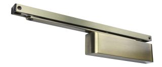 TS&period;11204&period;SR&period;2&period;ABAB - Rutland Size 2-4 Slide Arm Cam Action Door Closer c&sol;w Semi Radius Cover - Antique Brass