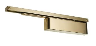 TS&period;11204&period;SR&period;2&period;PVDPVD - Rutland Size 2-4 Slide Arm Cam Action Door Closer c&sol;w Semi Radius Cover - Polished Brass