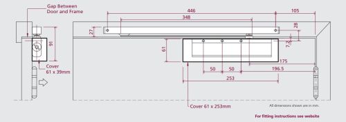 Click Here To Enlarge This Photo Of TS&period;11204&period;SR&period;2&period;SNPSNP - Rutland Size 2-4 Slide Arm Cam Action Door Closer c&sol;w Semi Radius Cover - Satin Nickel