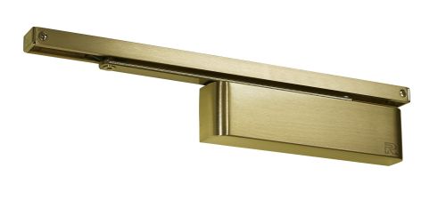 Click Here To Enlarge This Photo Of TS&period;11204&period;SR&period;2&period;SBSB - Rutland Size 2-4 Slide Arm Cam Action Door Closer c&sol;w Semi Radius Cover - Satin Brass