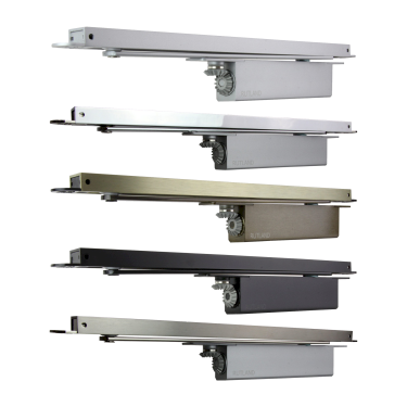 Click Here To Enlarge This Photo Of ITS&period;11204&period;2&period;5&period;SE - Rutland Size 2-4 Concealed Cam Action Door Closer c&sol;w SA Connector Bar - Silver