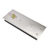 TS&period;7003NHO&period;SAX&period;SSRH - Rutland Size 3 Single Action &lpar;Non Hold Open&rpar; Floor Spring with Backcheck & Stainless Steel Cover Plates - Right Hand Opening