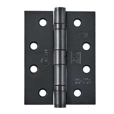 Click Here To Enlarge This Photo Of Eclipse 14112 Grade 11 Matt Black &lpar;Mild Steel&rpar; Ball Bearing Hinges 102 x 76 x 2&period;7mm