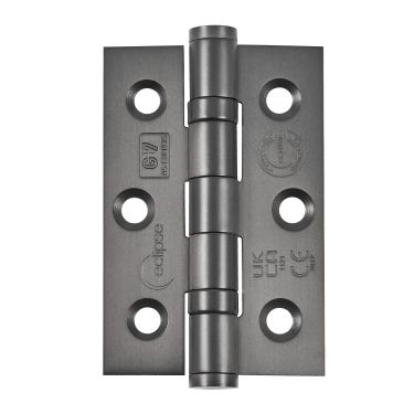 Click Here To Enlarge This Photo Of Eclipse 14852DBZ Grade 7 Dark Bronze &lpar;Stainless Steel&rpar; Ball Bearing Hinges 76 x 51 x 2mm