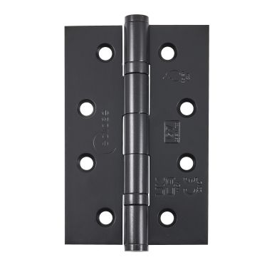 Click Here To Enlarge This Photo Of Eclipse 14345 Grade 7 Matt Black &lpar;Stainless Steel&rpar; Slim Knuckle Ball Bearing Hinges 102 x 67 x 2mm