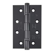 Eclipse 14345 Grade 7 Matt Black &lpar;Stainless Steel&rpar; Slim Knuckle Ball Bearing Hinges 102 x 67 x 2mm