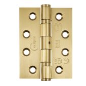 Eclipse 14854SBP Grade 13 Satin Brass &lpar;Stainless Steel&rpar; Ball Bearing Hinges 102 x 76 x 3mm