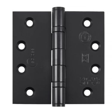 Click Here To Enlarge This Photo Of Eclipse 14841BLK Grade 13 Matt Black &lpar;Stainless Steel&rpar; Ball Bearing Hinges 102 x 102 x 3mm