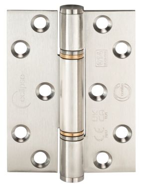 Click Here To Enlarge This Photo Of Eclipse 14929G316 Grade 13 Satin Stainless Steel &lpar;SUS-316&rpar; Insignia Thrust Bearing Hinges 102 x 76 x 3mm