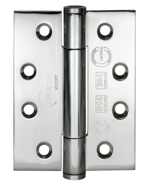 Click Here To Enlarge This Photo Of Eclipse 14330 Grade 14 Polished Stainless Steel &lpar;SS201&rpar; Concealed Bearing Hinges 102 x 76 x 3mm
