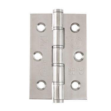 Click Here To Enlarge This Photo Of Eclipse 14881 Grade 7 Polished Stainless Steel Washered Hinges 76 x 51 x 2mm