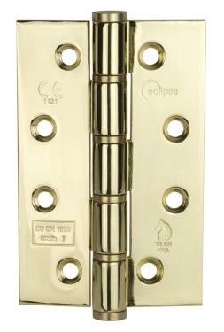 Click Here To Enlarge This Photo Of Eclipse 14925 Grade 7 Polished Brass Brass Washered Hinges 102 x 67 x 2&period;5mm