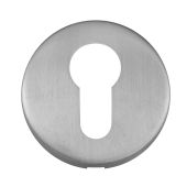 Eclipse 34412 Satin Stainless Steel &lpar;52mm x 8mm&rpar; Euro Profile Escutcheon