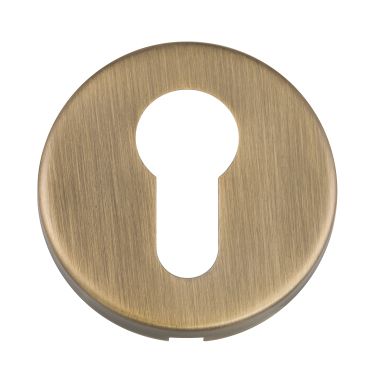 Click Here To Enlarge This Photo Of Eclipse 34916 Matt Antique Brass SS &lpar;52mm x 8mm&rpar; Euro Profile Escutcheon