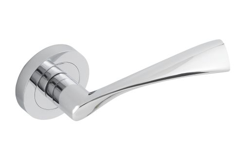Click Here To Enlarge This Photo Of Eclipse 62110 Polished Chrome 'Monza' Lever on Round Rose Set &lpar;Freestyle Range&rpar;