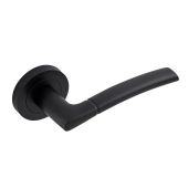 Eclipse 62114 Matt Black 'Tifosi' Lever on Round Rose Set &lpar;Freestyle Range&rpar;