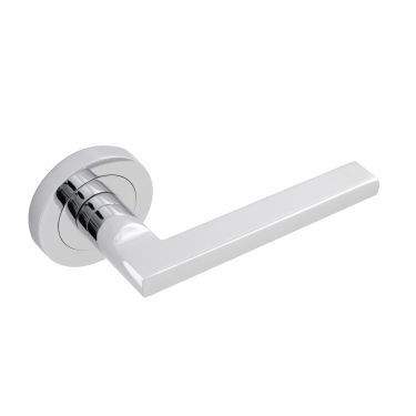 Click Here To Enlarge This Photo Of Eclipse 62117 Polished Chrome 'Auriga' Lever on Round Rose Set &lpar;Freestyle Range&rpar;