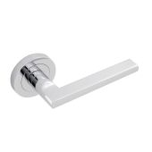 Eclipse 62117 Polished Chrome 'Auriga' Lever on Round Rose Set &lpar;Freestyle Range&rpar;