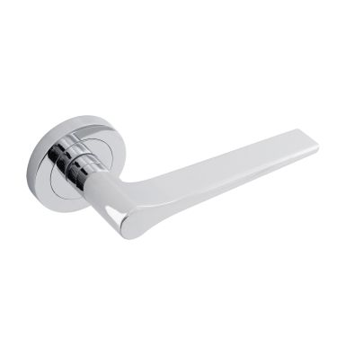 Click Here To Enlarge This Photo Of Eclipse 62130 Polished Chrome 'Monte' Lever on Round Rose Set &lpar;Freestyle Range&rpar;