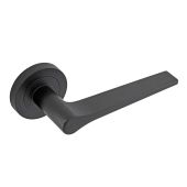 Eclipse 62131 Matt Black 'Monte' Lever on Round Rose Set &lpar;Freestyle Range&rpar;