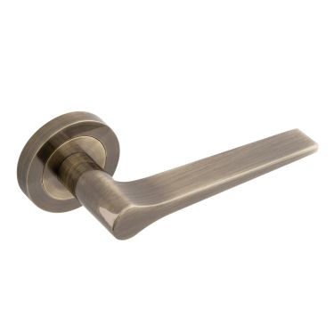 Click Here To Enlarge This Photo Of Eclipse 62135 Antique Bronze 'Monte' Lever on Round Rose Set &lpar;Freestyle Range&rpar;