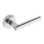 Eclipse 62150 Polished Chrome 'Corvette' T Bar Lever on Round Rose Set &lpar;Freestyle Range&rpar;