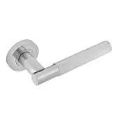 Eclipse 63242 Satin Nickel 'Linear' Lever on Round Rose Set &lpar;Insignia Range&rpar;