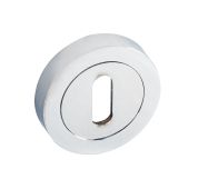 Eclipse 31161 Polished Chrome Standard Keyway Escutcheon on Round Rose &lpar;Insignia Range&rpar;