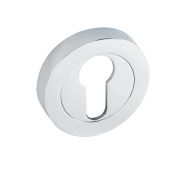 Eclipse 31163 Polished Chrome Euro Profile Escutcheon on Round Rose &lpar;Insignia Range&rpar;