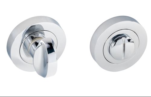 Click Here To Enlarge This Photo Of Eclipse 31499 Polished Chrome Thumbturn & Release on Round Rose &lpar;Insignia Range&rpar;