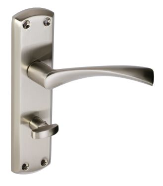 Click Here To Enlarge This Photo Of Eclipse 63727 Satin Nickel 'Monza' Lever Bathroom Set