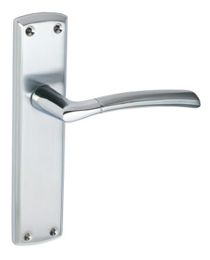 Click Here To Enlarge This Photo Of Eclipse 63142 Polished&sol;Satin Chrome 'Tifosi' Lever Latch Set