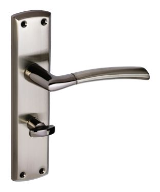 Click Here To Enlarge This Photo Of Eclipse 63147 Black Nickel&sol;Satin Nickel 'Tifosi' Lever Bathroom Set