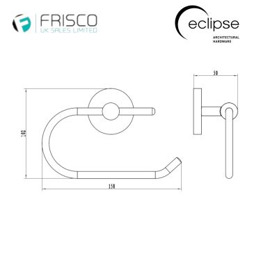 Click Here To Enlarge This Photo Of Eclipse 80009 &lpar;800 Series&rpar; Polished Chrome Toilet Roll Holder W&sol;O Cover