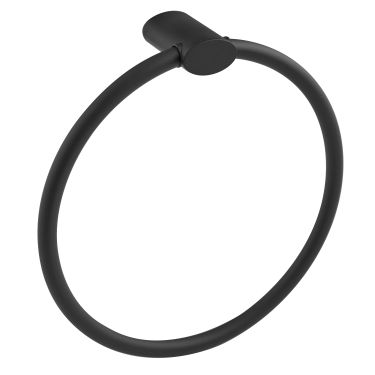 Click Here To Enlarge This Photo Of Eclipse 80125 &lpar;801 Series&rpar; Matt Black Towel Ring