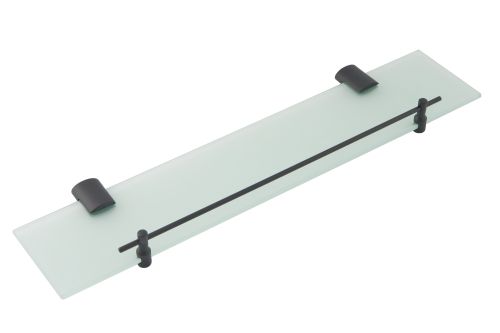 Click Here To Enlarge This Photo Of Eclipse 80135 &lpar;801 Series&rpar; Matt Black Glass Shelf