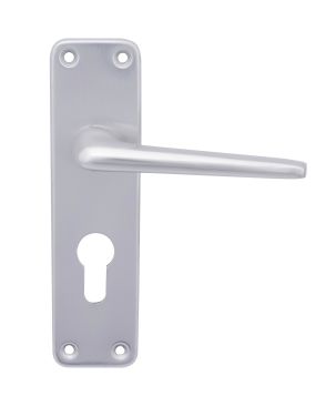 Click Here To Enlarge This Photo Of Eclipse 39916 Satin Anodised Aluminium 2000 Series Lever Euro Profile Set &lpar;47&period;5mm c&sol;c&rpar;