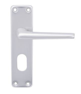 Click Here To Enlarge This Photo Of Eclipse 39917 Satin Anodised Aluminium 2000 Series Lever Oval Profile Set &lpar;48&period;5mm c&sol;c&rpar;