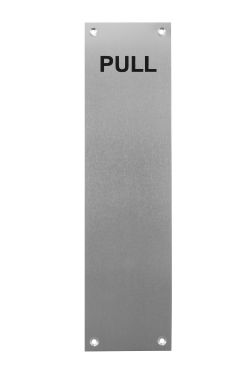 Click Here To Enlarge This Photo Of Eclipse 32516 Satin Anodised Aluminium 305x76mm Finger Plate "Pull"