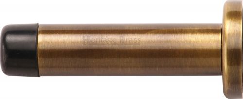 Click Here To Enlarge This Photo Of V1192 64-AT Heritage Brass Projection Door Stop 64mm &lpar;75mm projection inc buffer&rpar; Antique Brass Finish