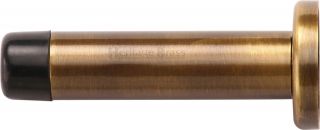 V1192 64-AT Heritage Brass Projection Door Stop 64mm &lpar;75mm projection inc buffer&rpar; Antique Brass Finish
