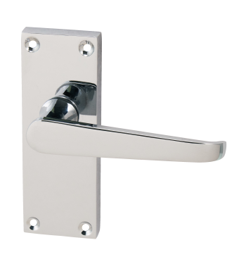 Click Here To Enlarge This Photo Of Eclipse 31802 Victorian Straight Polished Chrome 'Cezanne' Lever Latch Set