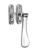 Eclipse 31818 Victorian Pattern Polished Chrome Hook&sol;Mortice Casement Fastener