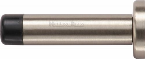 Click Here To Enlarge This Photo Of V1192 64-SN Heritage Brass Projection Door Stop 64mm &lpar;75mm projection inc buffer&rpar; Satin Nickel Finish