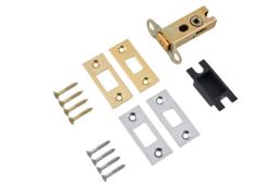 Eclipse 70283 63mm Heavy Duty Tubular Mortice Deadbolt - Polished Brass&sol;Satin Chrome