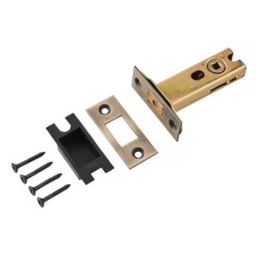 Click Here To Enlarge This Photo Of Eclipse 71537 76mm Heavy Duty Tubular Mortice Deadbolt - Matt Antique Brass