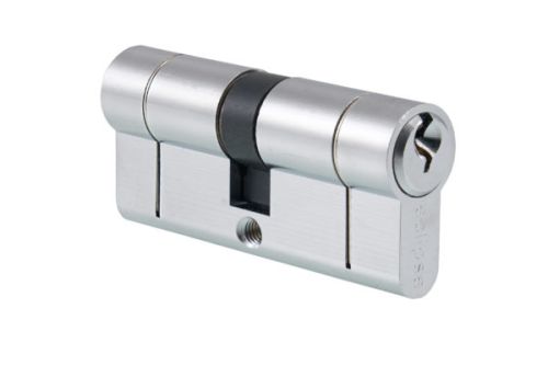 Click Here To Enlarge This Photo Of Eclipse 70416 Keyed Alike 70mm 6-Pin Architectural Euro Profile Double Cylinder - Satin Chrome