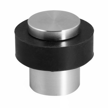 Click Here To Enlarge This Photo Of Eclipse 34573 Satin Stainless Steel 30mm Floor Door Stop &lpar;Wide Collar&rpar;