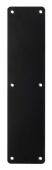 Eclipse 34956 Matt Black &lpar;SS&rpar; 400mm x 75mm Finger Plate with Radius Corners